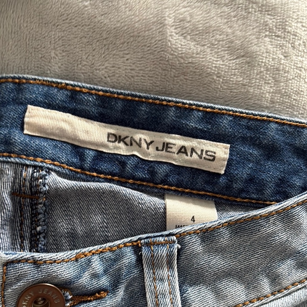 DKNY Light Wash Denim Shorts